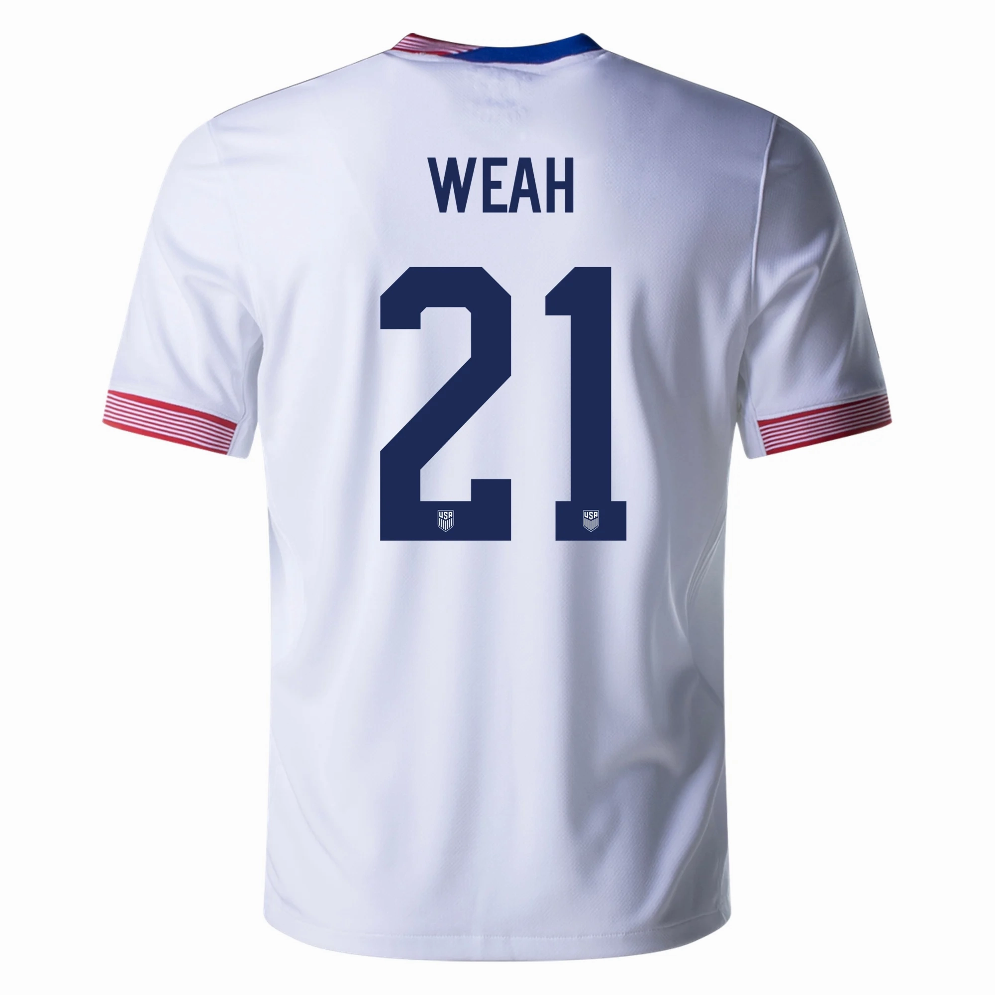 Training Clothes Nike United States Timothy Weah Home Jersey 24/25 (White)