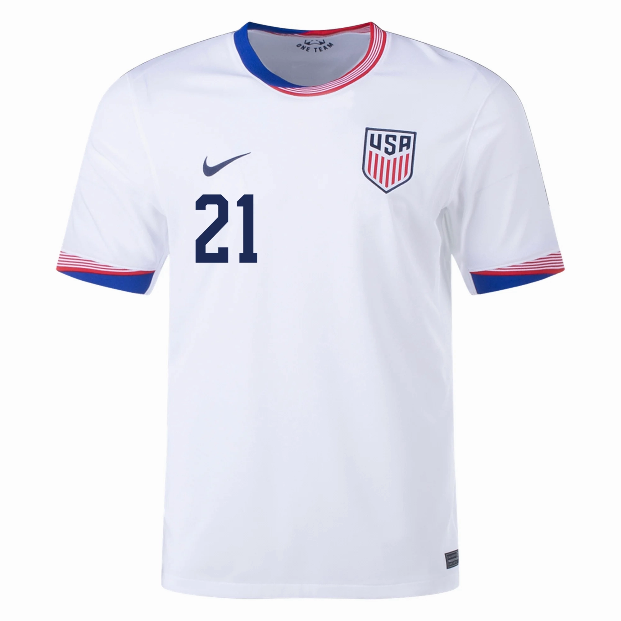 Energy Boost Nike United States Timothy Weah Home Jersey 24/25 (White)