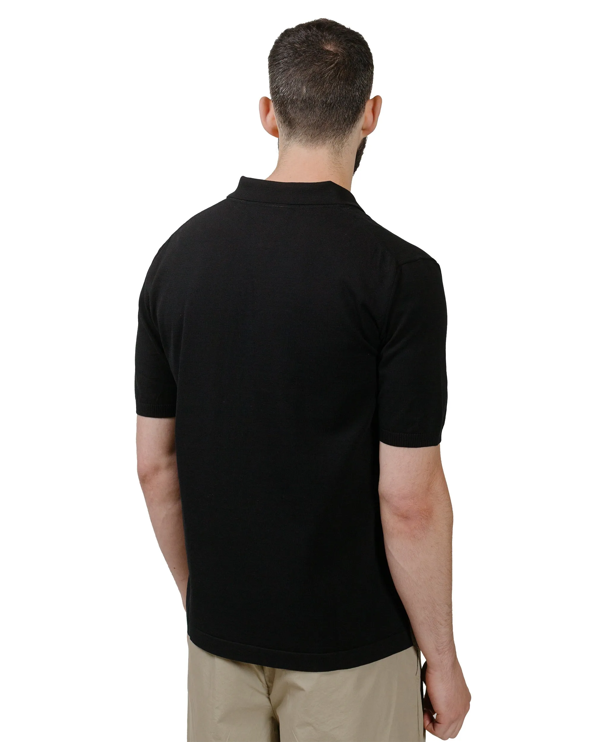 Andersen-Andersen Polo Short Black Cold Layer Fresh Chic