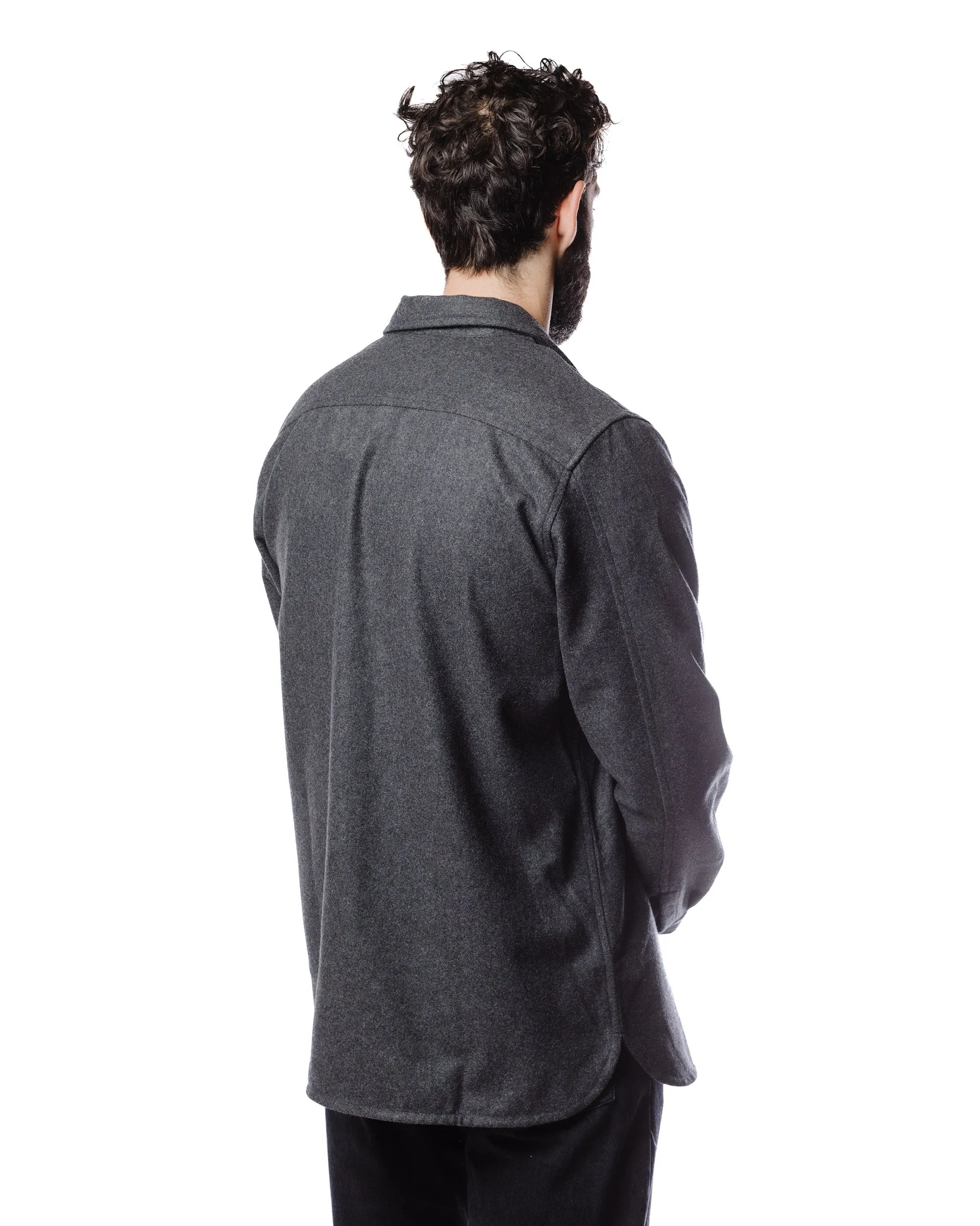 gender-neutral Norse Projects Silas Wool Charcoal Melange