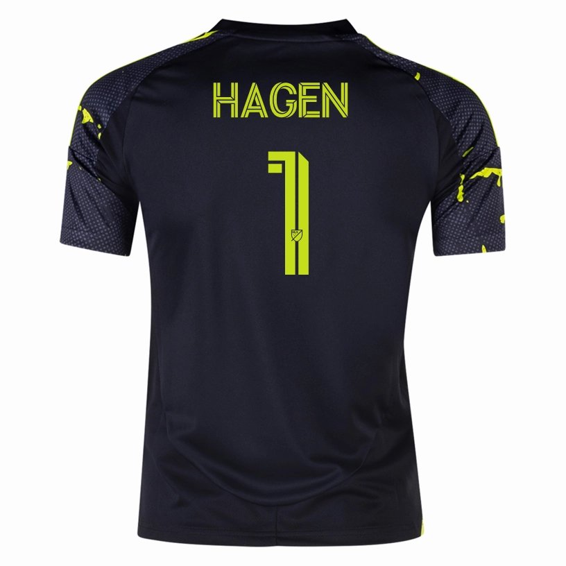 adidas Columbus Crew Nicholas Hagen Away Jersey 25/26 (Black/Yellow) Quick Recovery Fabric Lightweight Lining