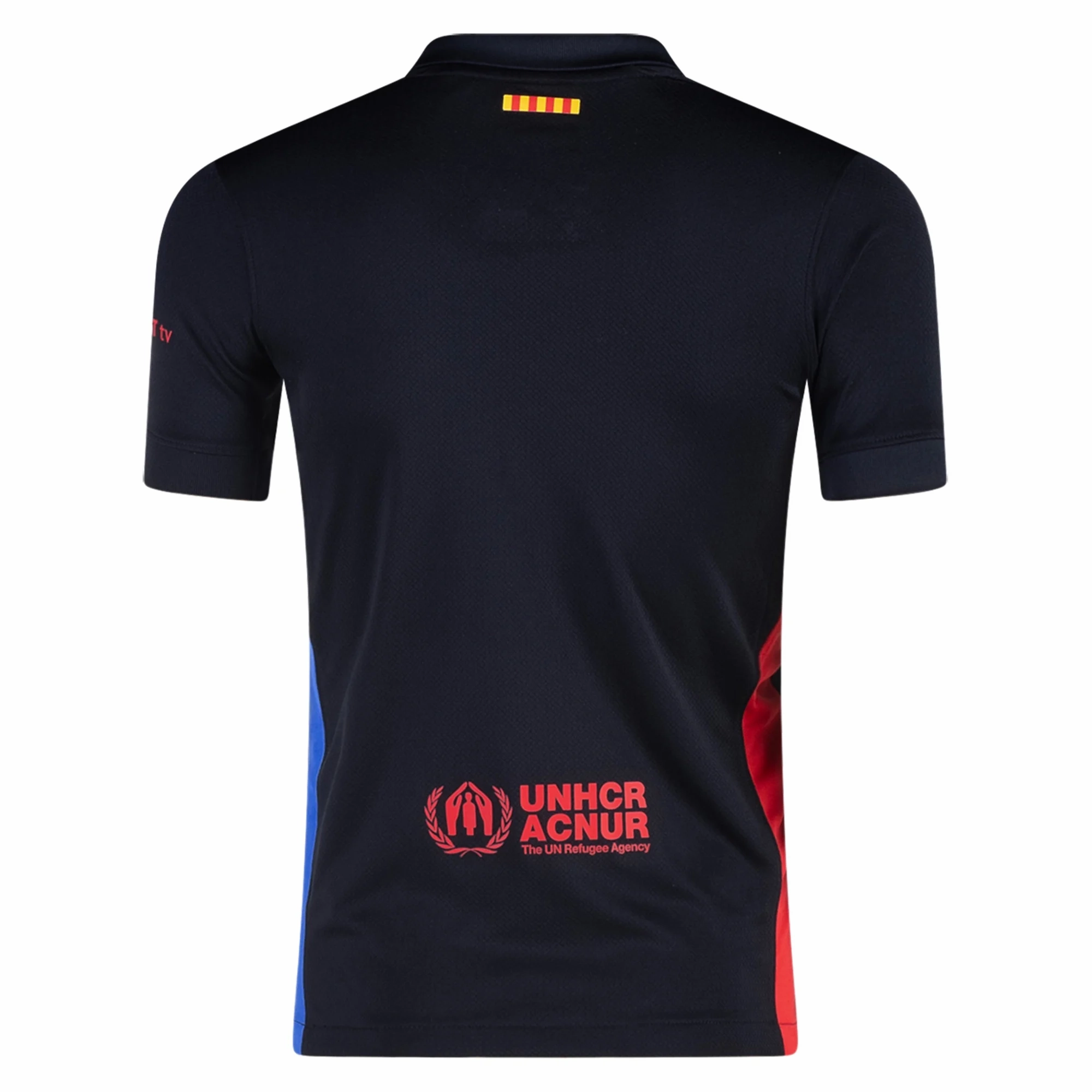 Soft Surface Nike Youth Barcelona Away jersey 24/25 (Black/University Red/Hyper Royal)