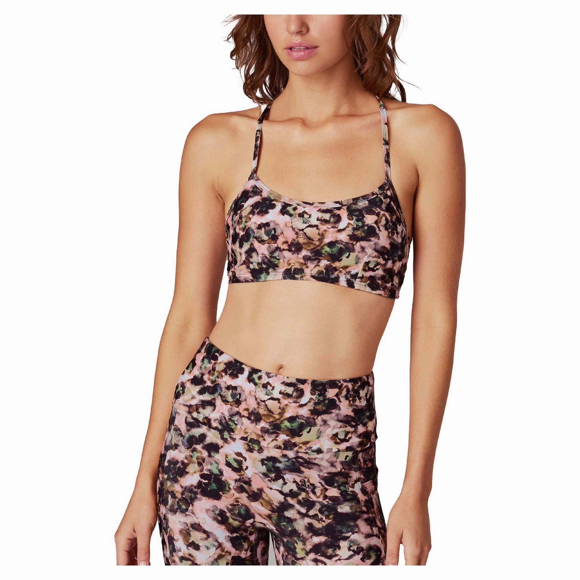 Women's Sirens Call Push Up Mid Support Sports Bra Large