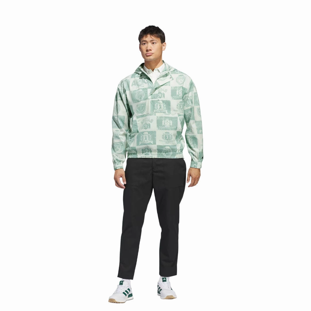 Layered Mesh Inserts Multiaxial Compression Zones adidas - Men's Go To Anorak Jacket (IQ2973)