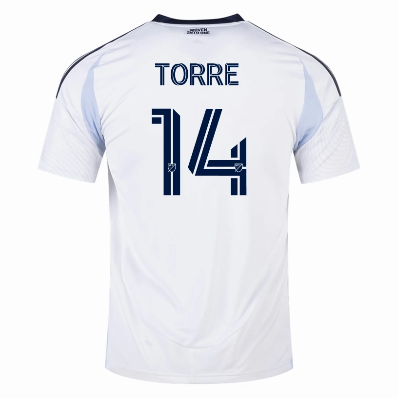 adidas Luca de la Torre San Diego FC Away Jersey 25/26 (White) All Day Fit