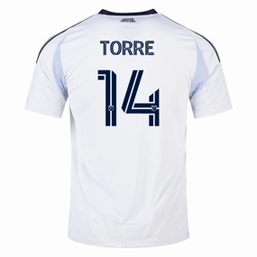 No Slip Gripper Hem adidas Luca de la Torre San Diego FC Away Jersey 25/26 (White)