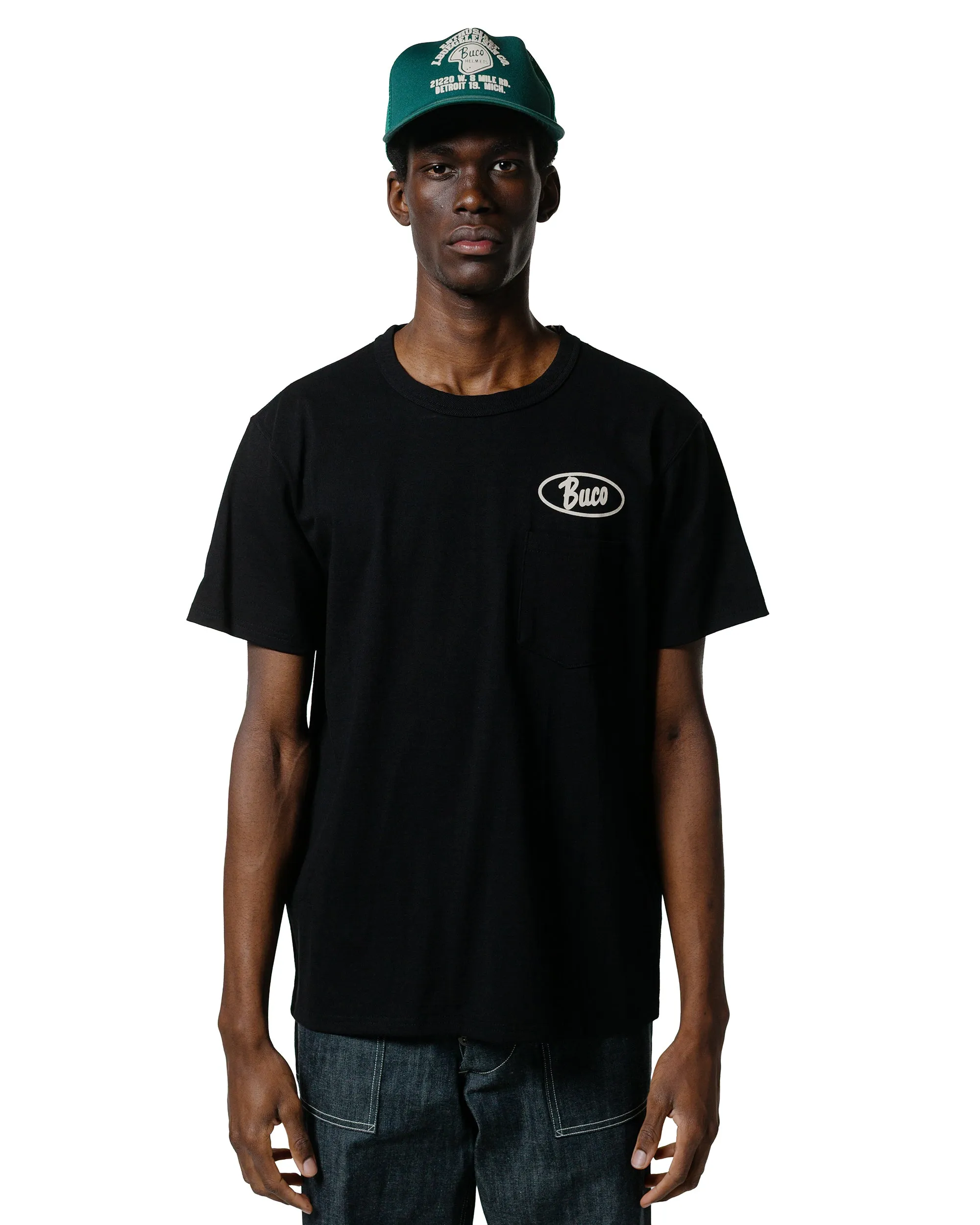 Everyday Fashion Look Easy Care The Real McCoy's BC25005 Buco Tee / Enthusiast Black
