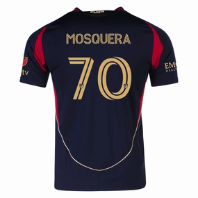 adidas Edwin Mosquera Atlanta United Authentic Home Jersey w/ MLS Patches 25/26 (Red/Black) Cooling mesh
