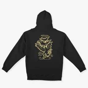 Odor Free Trendy Essentials Carnales Reposado Hoodie (Black/Yellow)