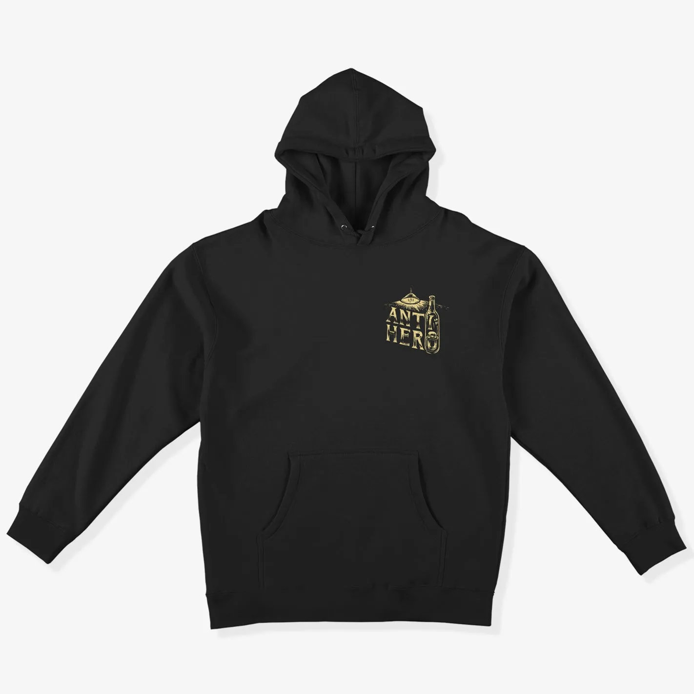 product mesh lining breathability Carnales Reposado Hoodie (Black/Yellow)
