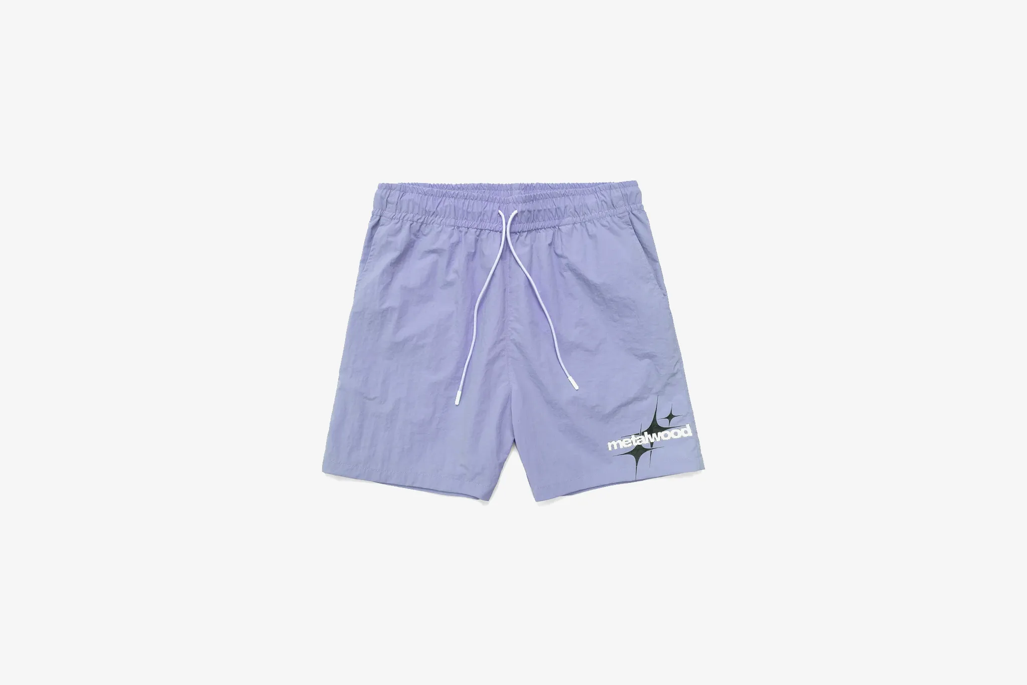 Airtight Zipper Metalwood "Twinkle Water Trunk"  M - Lavender