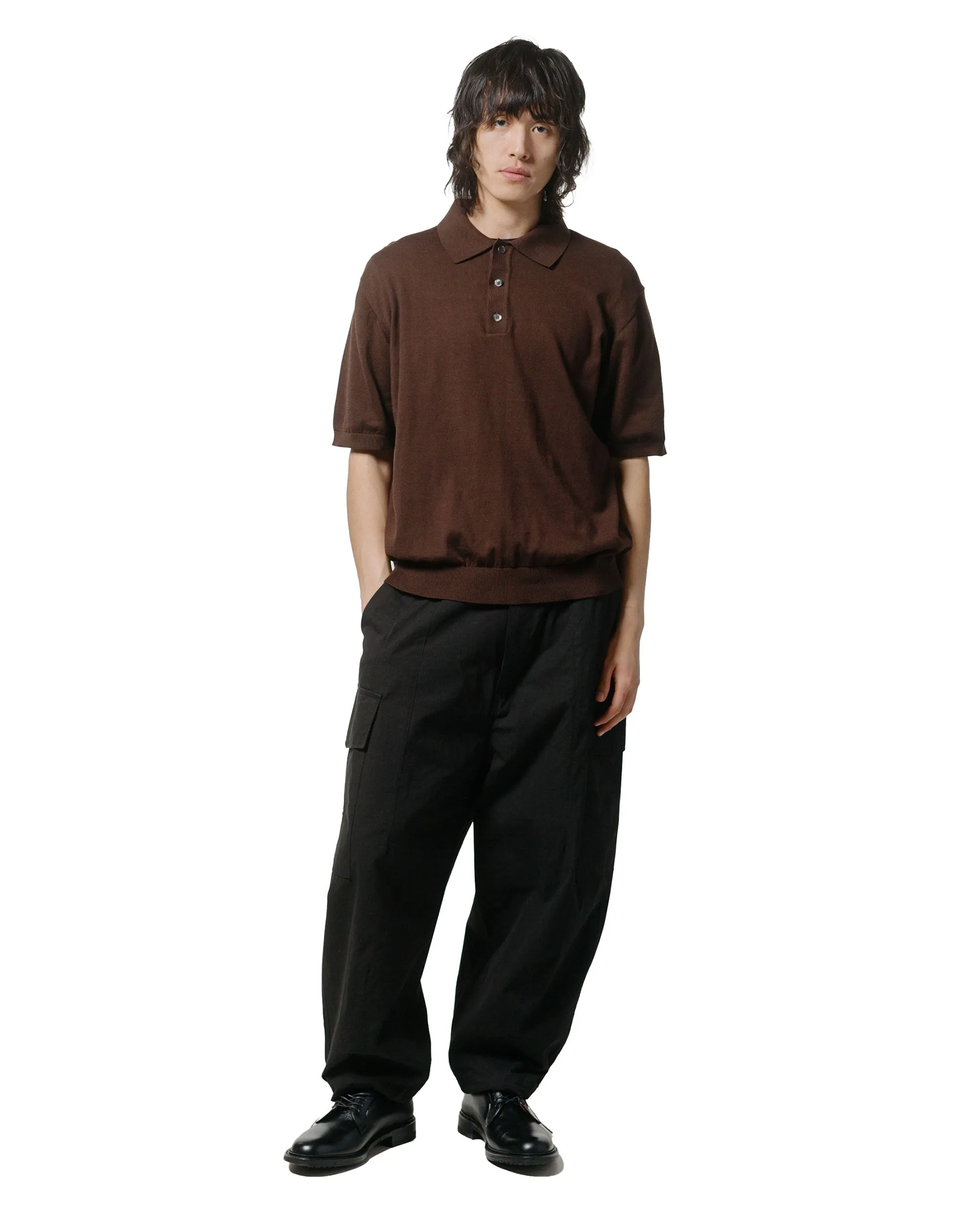 Another Aspect Another Polo Shirt 3.0 Light Brown Comfort Wear