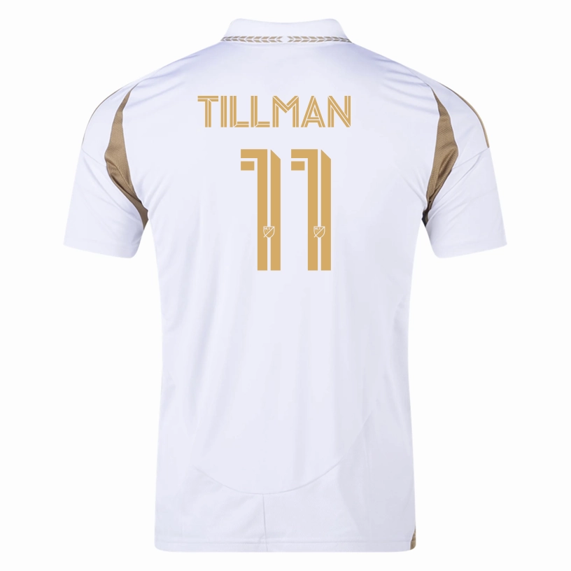 adidas Timothy Tillman LAFC Away Jersey 25/26 (White/Gold) Endurance Fit