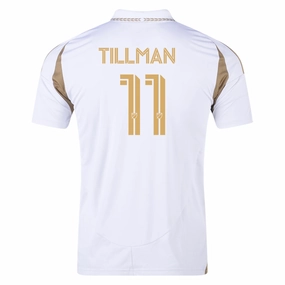 Natural motion adidas Timothy Tillman LAFC Away Jersey 25/26 (White/Gold)