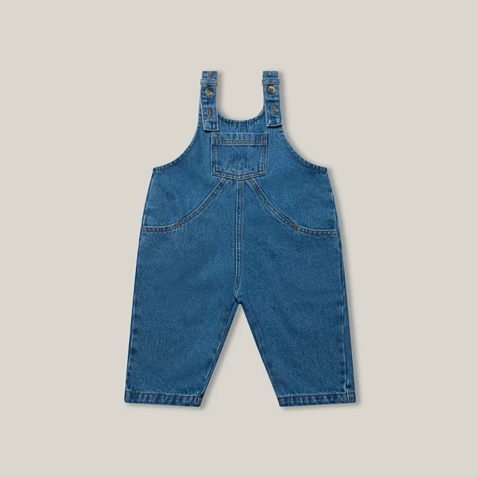 Work Style Fitted waist [Pre-order] The Simple Folk The Oversized Denim Dungaree