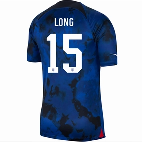clean look Knit Grid Mesh Nike United States Aaron Long Authentic Match Away Jersey 22/23 (Bright Blue/White)