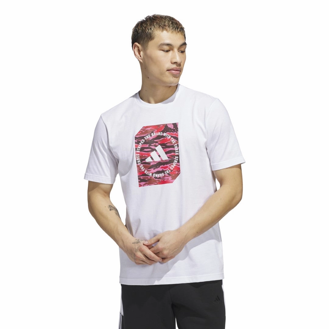 Camo Shape Graphic T-Shirt Comfortable All Day Wear