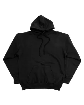 Elegant Dress Slim Fit Jeans Overload Box Logo Embroidered Pullover Hoodie - Black / Black