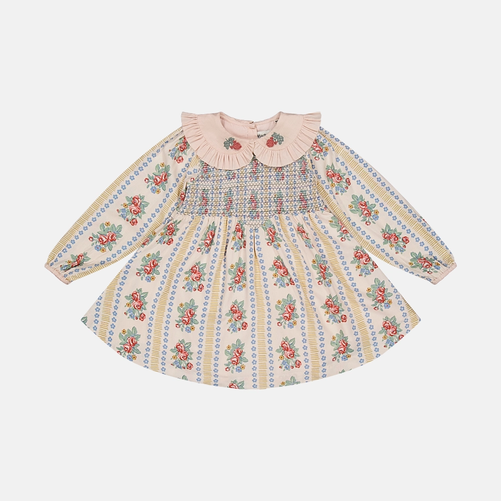 Bachaa Babydoll Dress, Darling print Cool Shape Crisp Texture