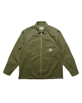 Carhartt W.I.P. Rainer Shirt Jacket Dundee Garment Dyed Polo Style