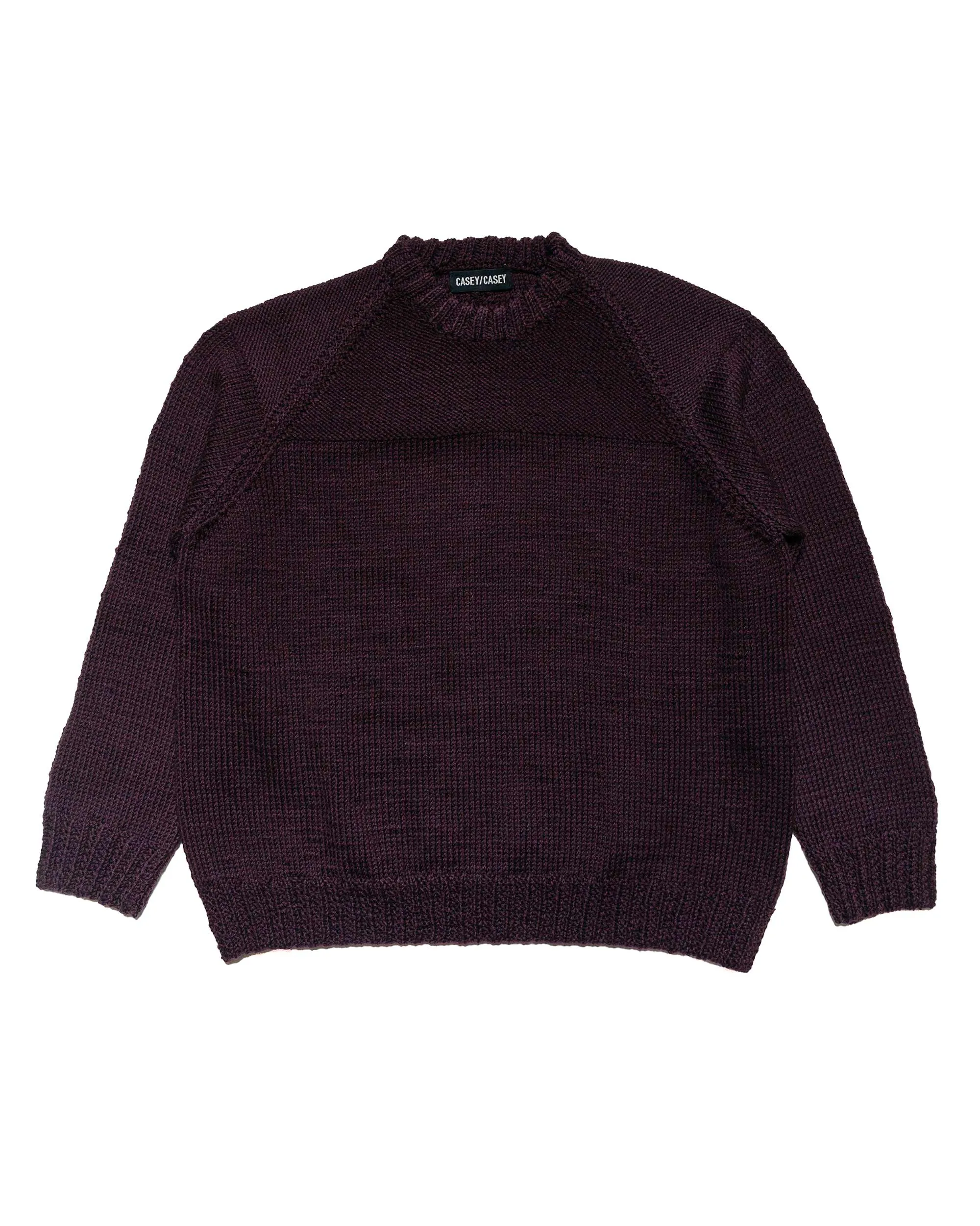 appropriate for autumn CASEY CASEY Mix Stitch Jumper Wooly Blackberry