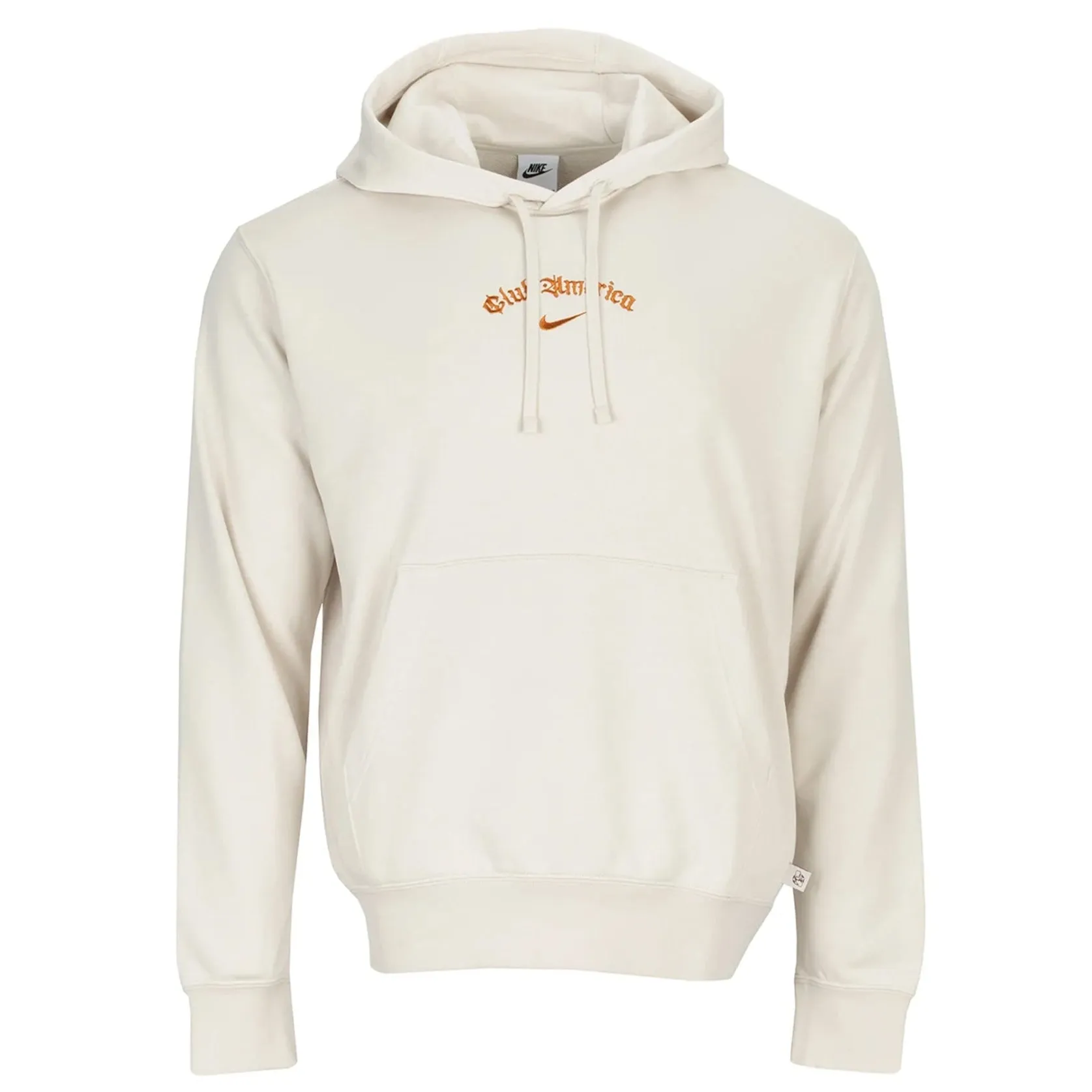 Nike Club America 25/26 Letter Hoodie (Off White) Ribbed Cuffs Anti-pilling