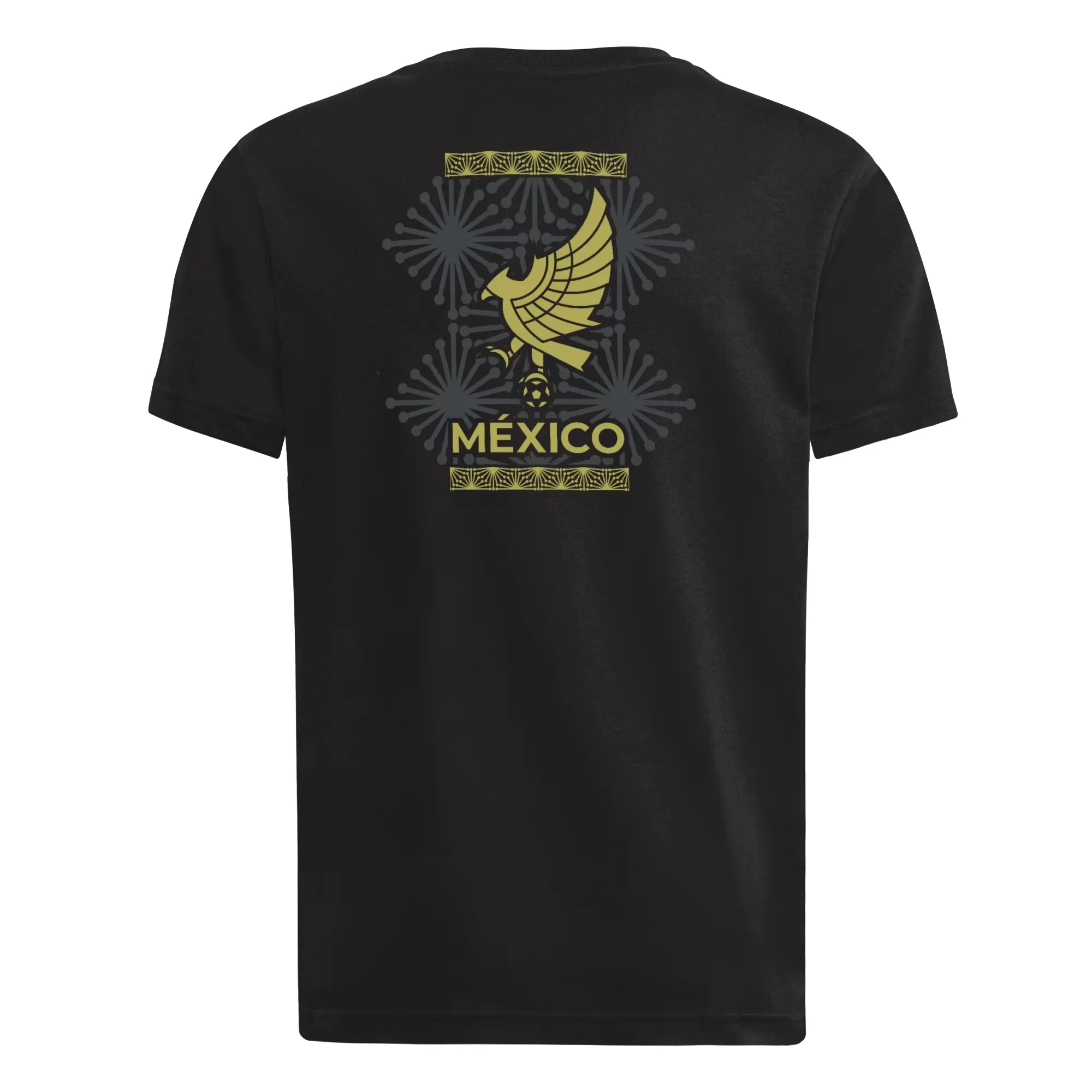 AntiBacterialTreatment adidas Youth Mexico Fresh Logo T-Shirt 25/26 (Black/Gold)