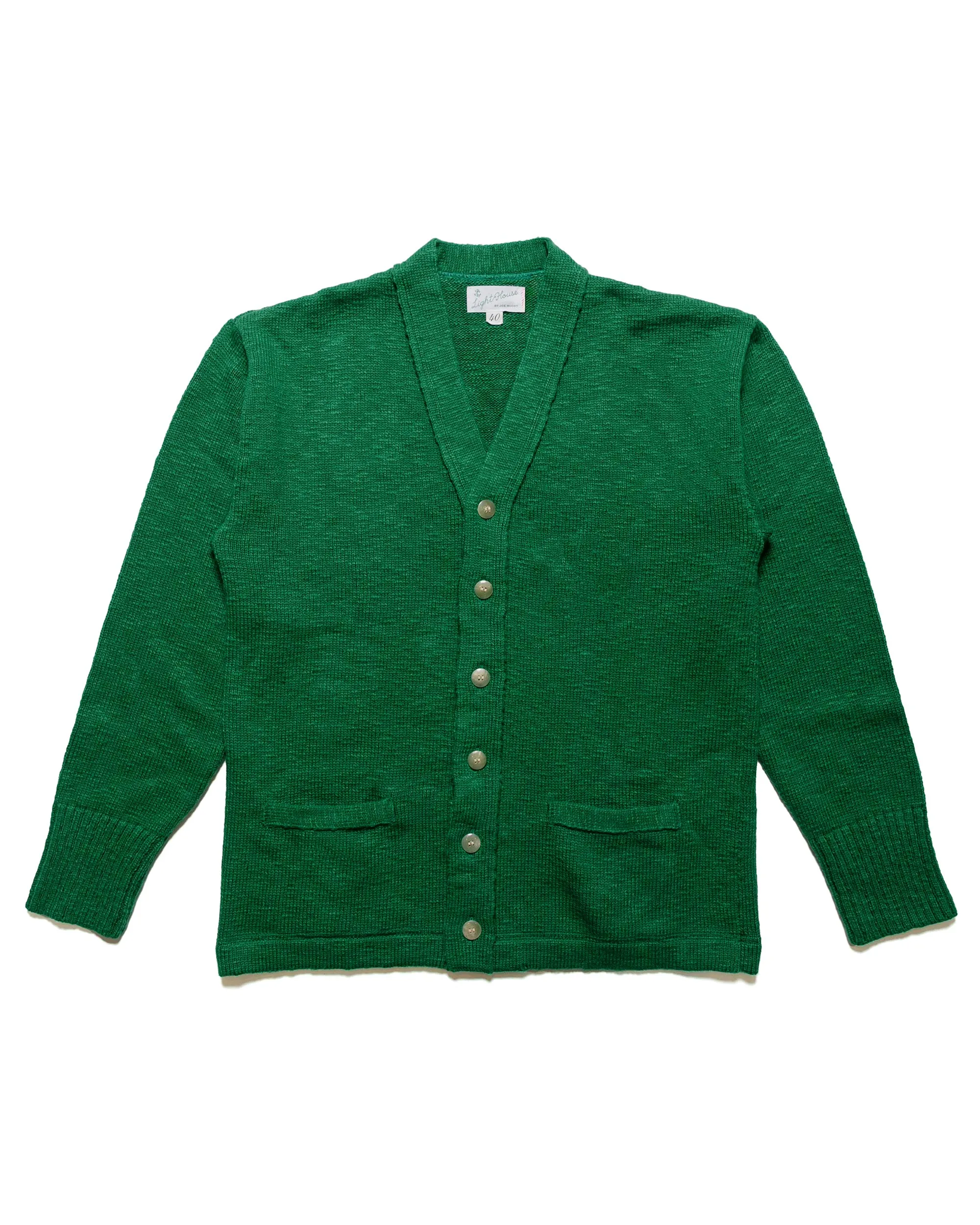 product review The Real McCoy's MC24016 Cotton Summer Cardigan Green