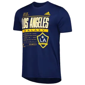 Casual Essentials Wear adidas LA Galaxy Pregame Shirt (Navy/Yellow)