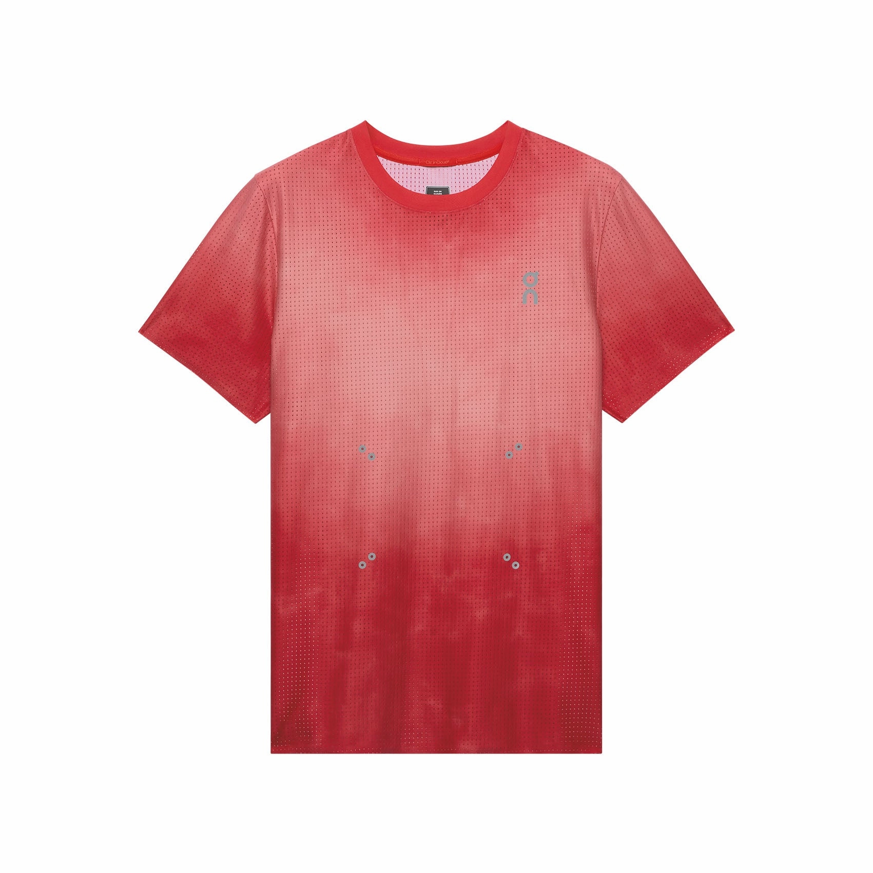 No Shrink Technology Mens On Running Pace Mesh-T