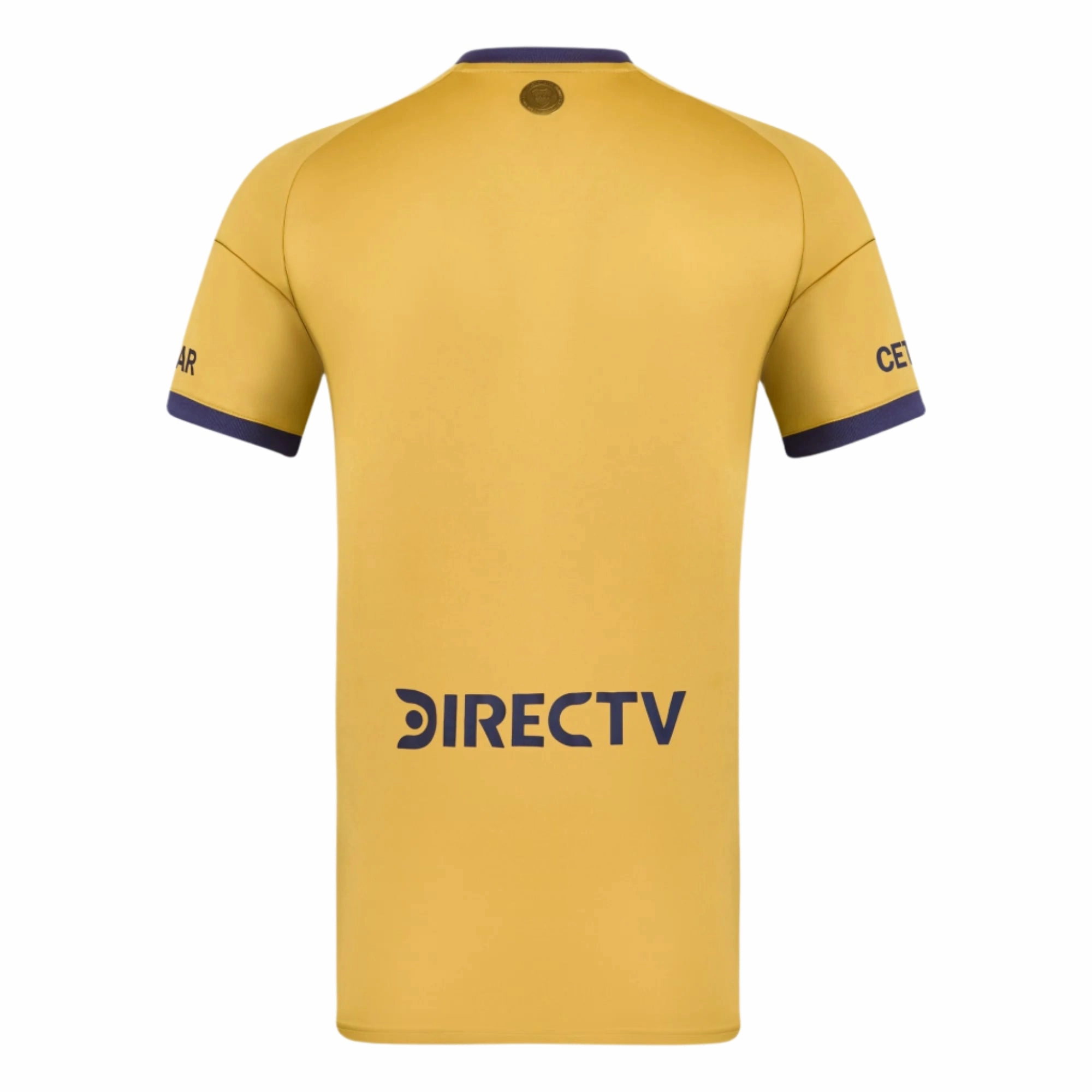 adidas Men's Boca Juniors Away Jersey 25/26 (Gold/Navy) Indoor Workout