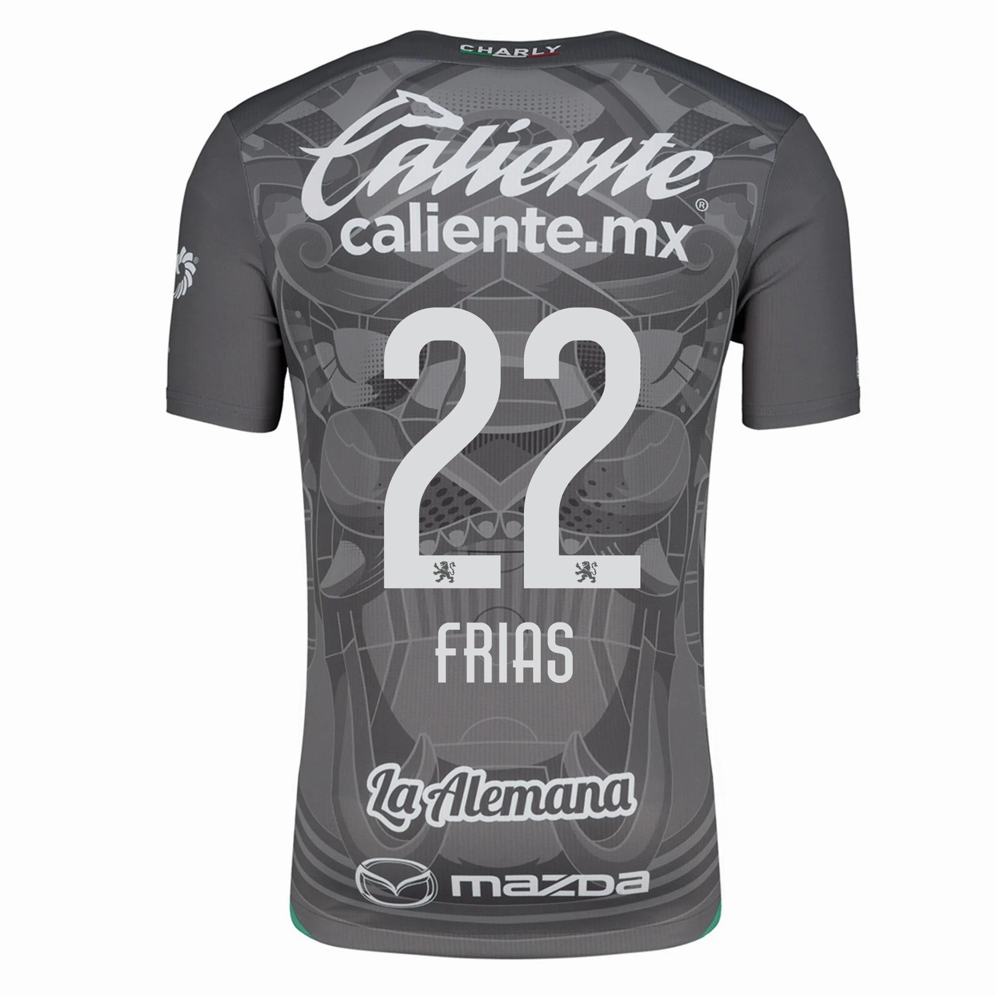Chafe Free Charly Adonis Frias Leon Third Jersey 24/25 (Grey/Green)