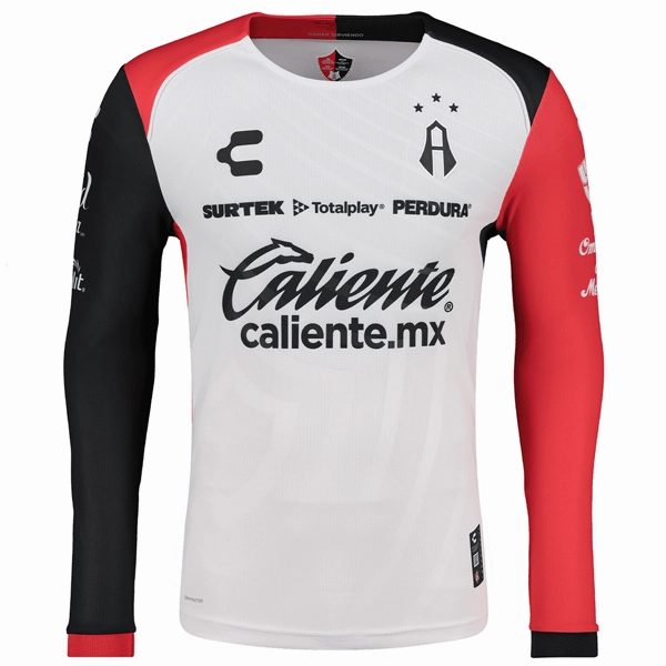 Charly Atlas Away Long Sleeve Jersey 24/25 (White) Wicking Interceptor Fabric