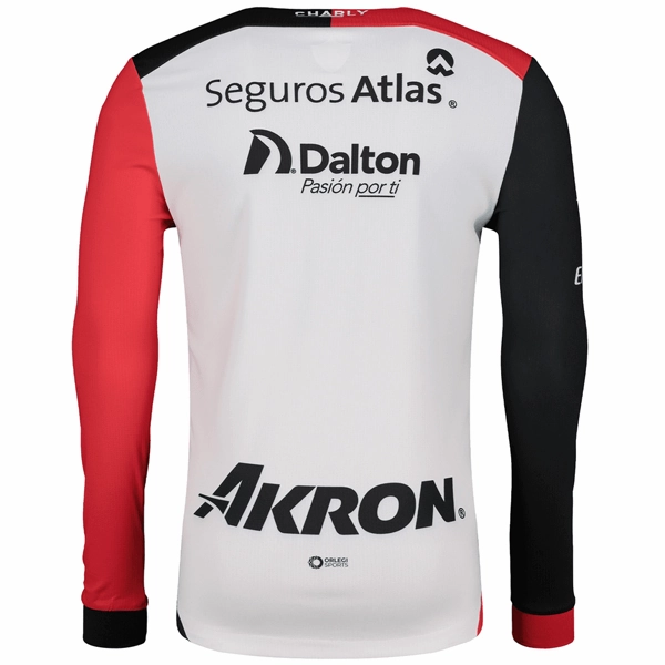 Soft Binding Edges Effortless Comfort Charly Atlas Away Long Sleeve Jersey 24/25 (White)