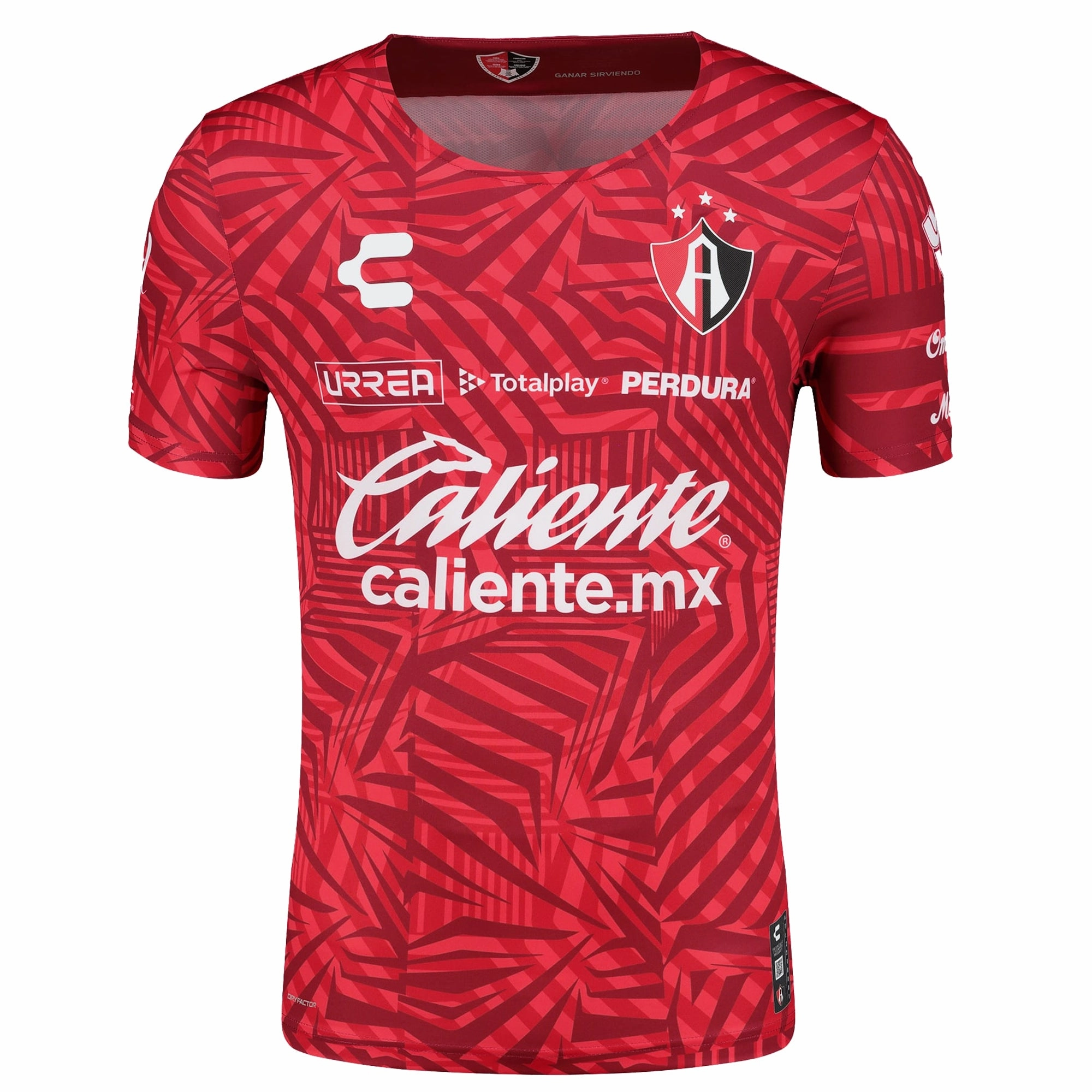 Charly Atlas Goalkeeper Away Jersey 24/25 (Red) Comfortable Layers Jacquard Knit