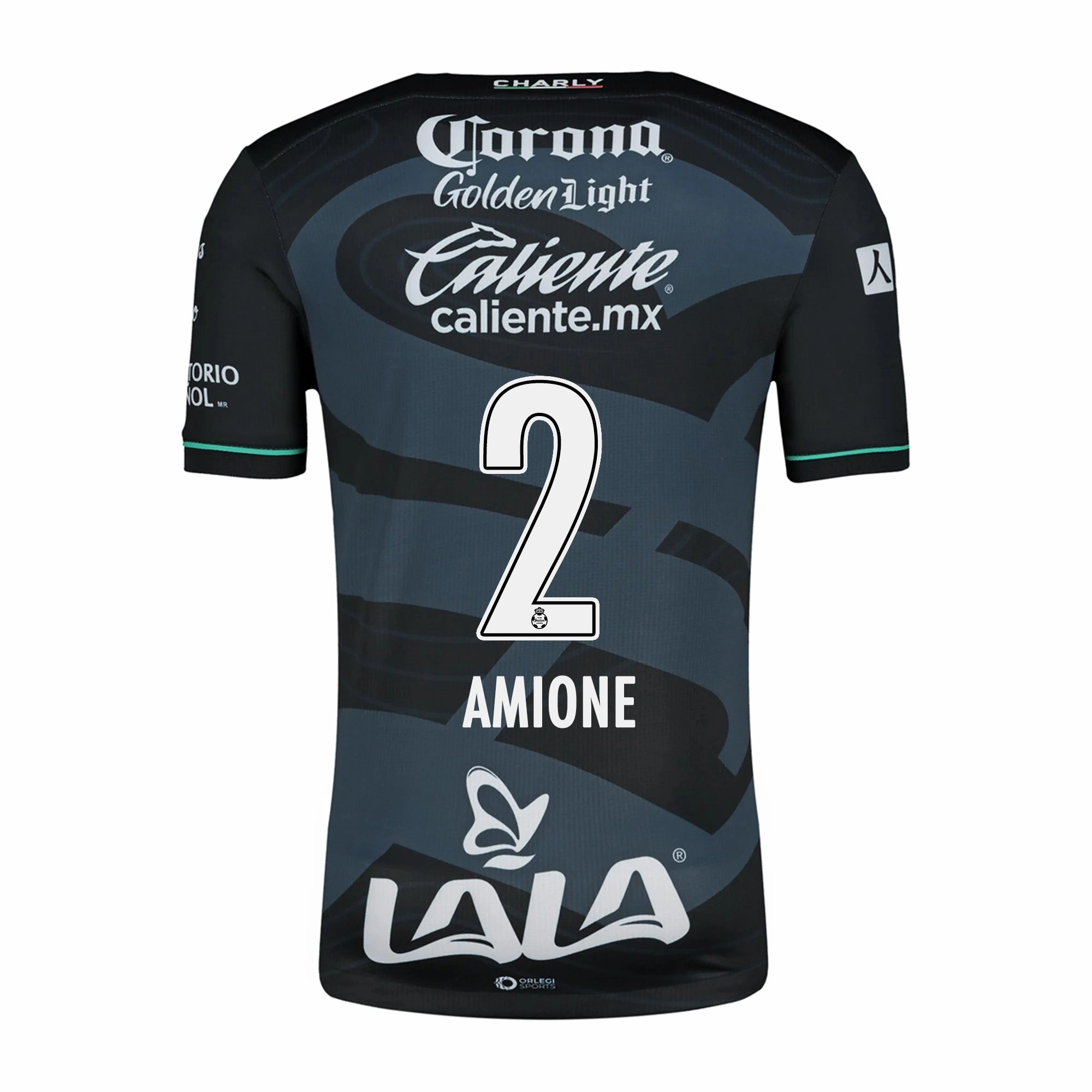 Tagless Design Charly Bruno Amione Santos Third Jersey 24/25 (Black/Grey)