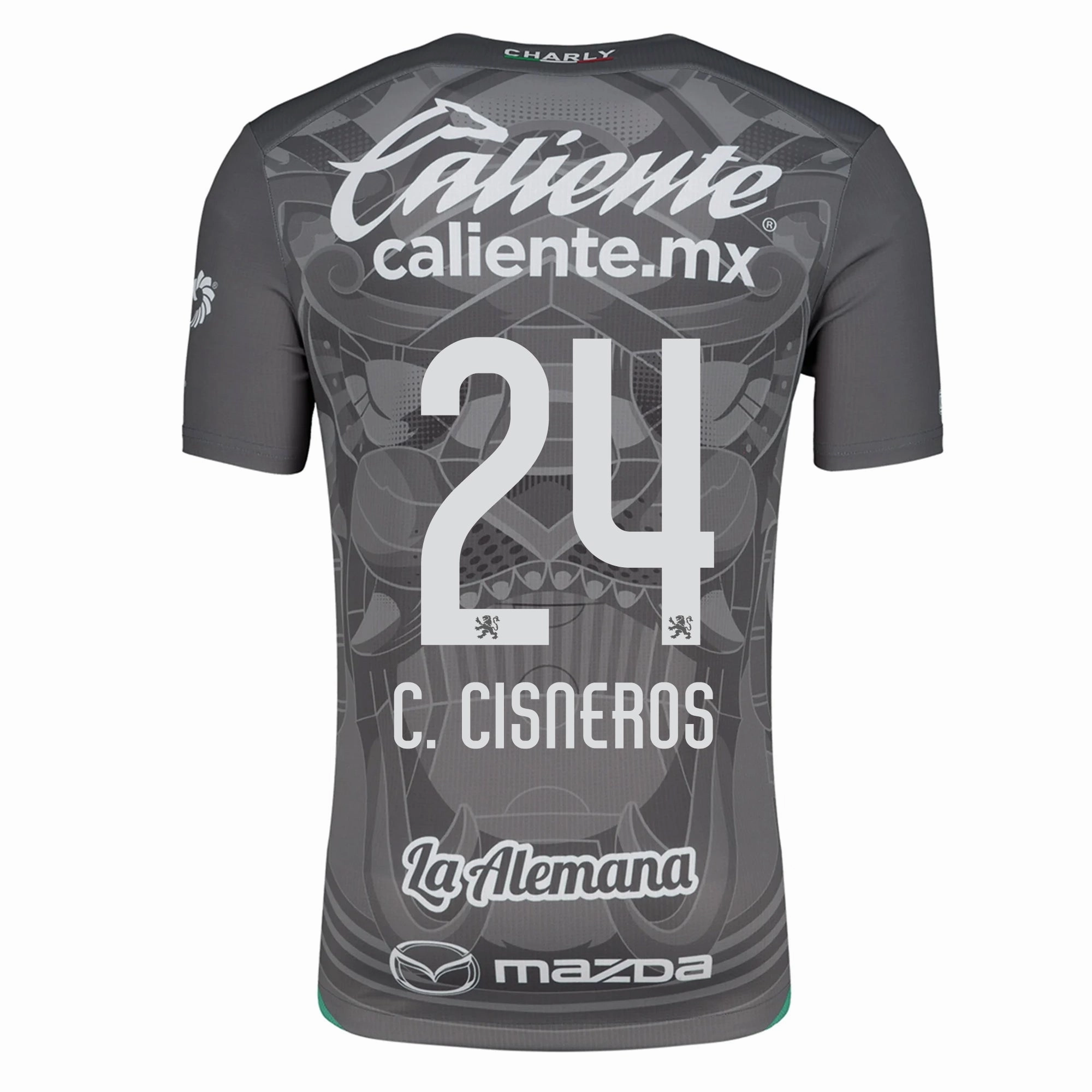 Charly Carlos Cisneros Leon Third Jersey 24/25 (Grey/Green) Seam Free Engineering Wrinkle Resistant Weave