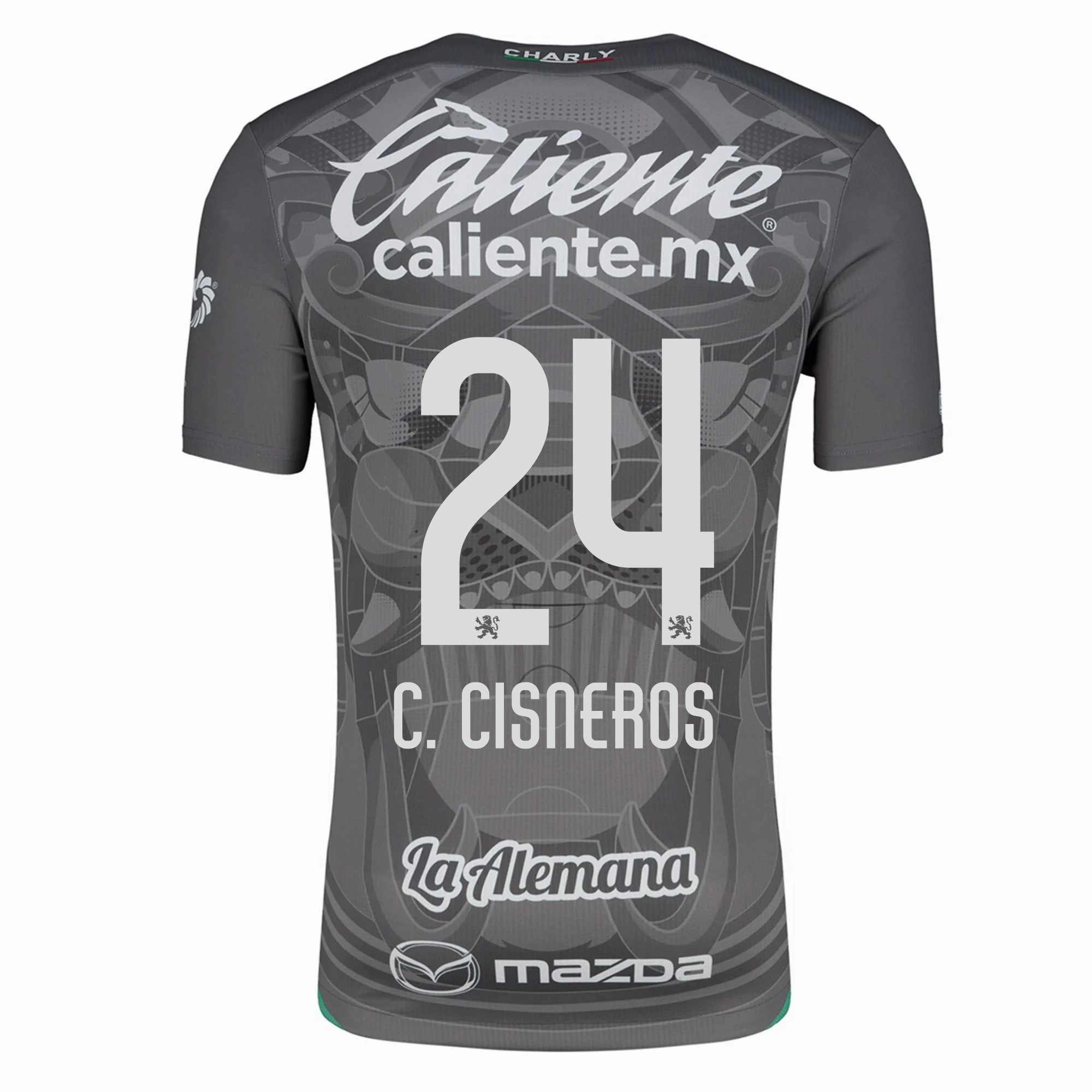 Charly Carlos Cisneros Leon Third Jersey 24/25 (Grey/Green) Street Style Comfortable Layers