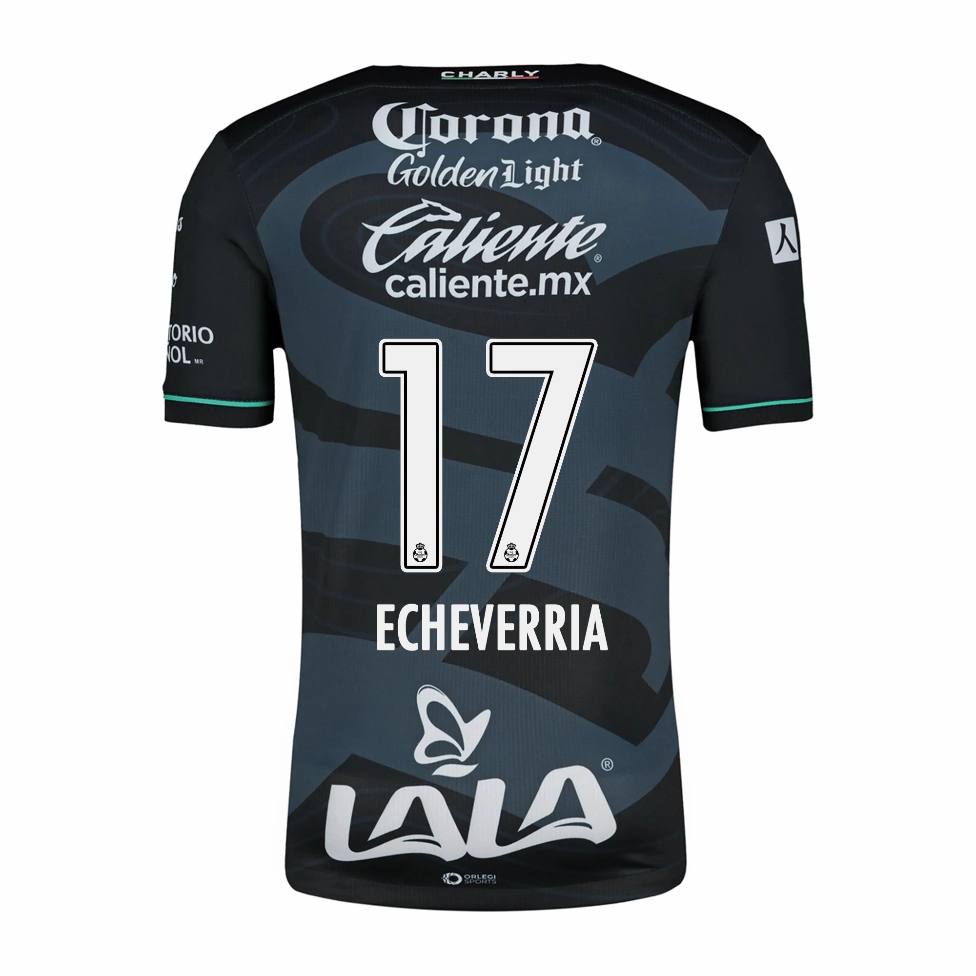 Performance Layer Eco Conscious Dye Process Charly Emmanuel Echeverria Santos Third Jersey 24/25 (Black/Grey)