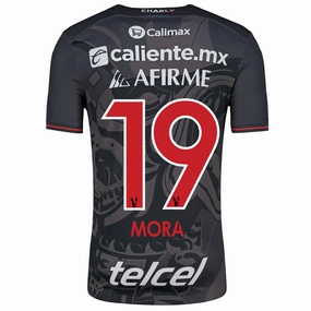 Charly Gilberto Mora Xolos de Tijuana Third Jersey 24/25 (Black/Red) Silky Smooth Smart Comfort