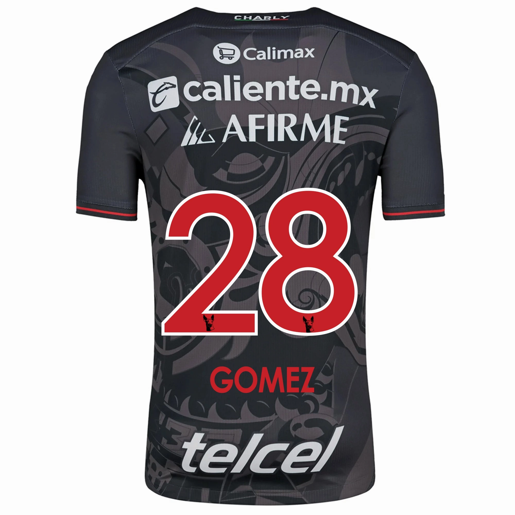 Comfort Focused Charly Jesus Gomez Xolos de Tijuana Third Jersey 24/25 (Black/Red)