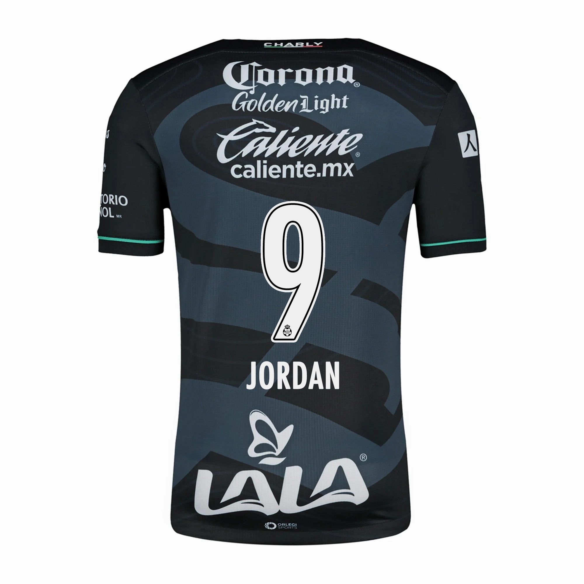 Reinforced Hems Balanced Fit Charly Jordan Carrillo Santos Third Jersey 24/25 (Black/Grey)