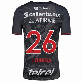 Charly Jose Zuniga Xolos de Tijuana Third Jersey 24/25 (Black/Red) Sporty Outfit