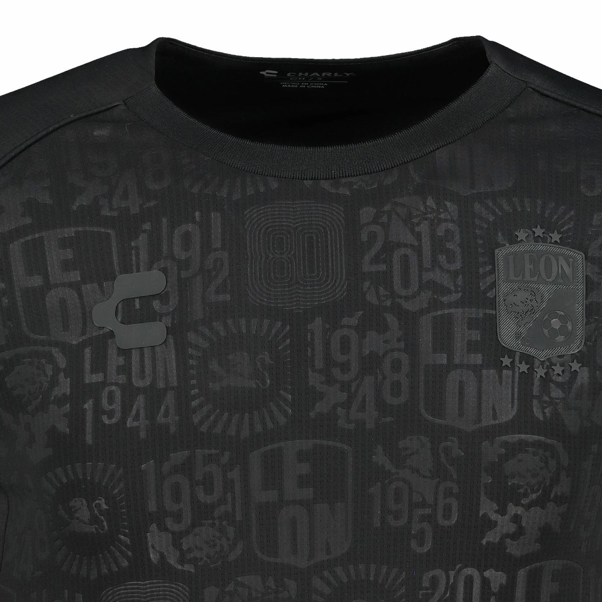 Cool Wear Reinforced Shoulder Structure Charly Leon Andres Guardado Long Sleeve 80th Anniversary Special Edition Jersey 24/25 (Black/Black)