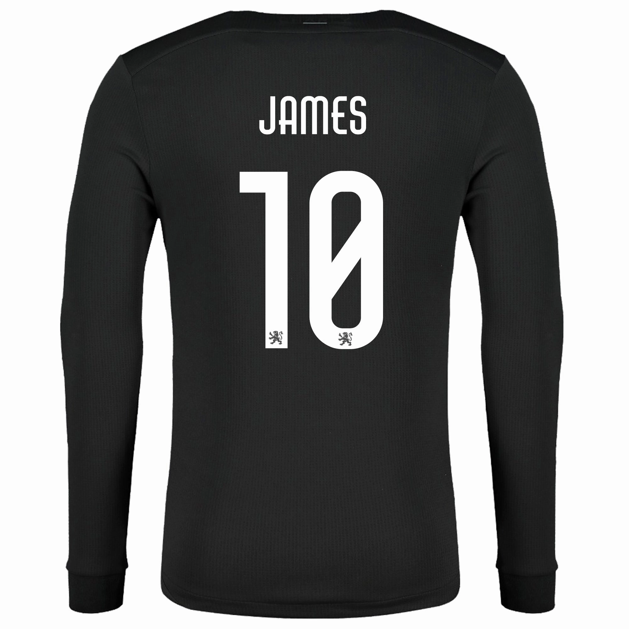 Charly Leon James Rodriguez Long Sleeve 80th Anniversary Special Edition Jersey 24/25 (Black/Black) Aerodynamic Cut