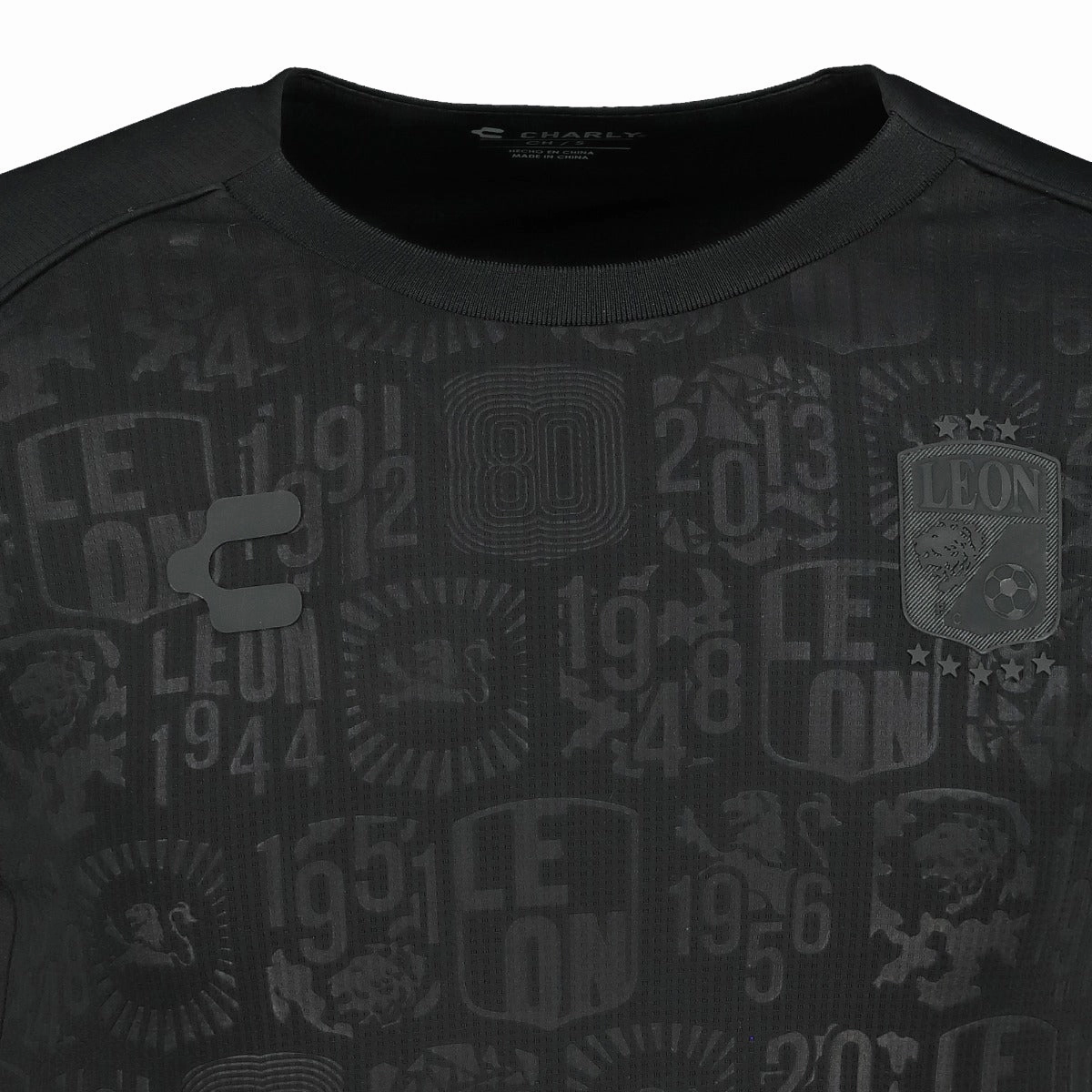 Charly Leon Long Sleeve 80th Anniversary Special Edition Jersey 24/25 (Black/Black) Total Ease Machine Washable Durability