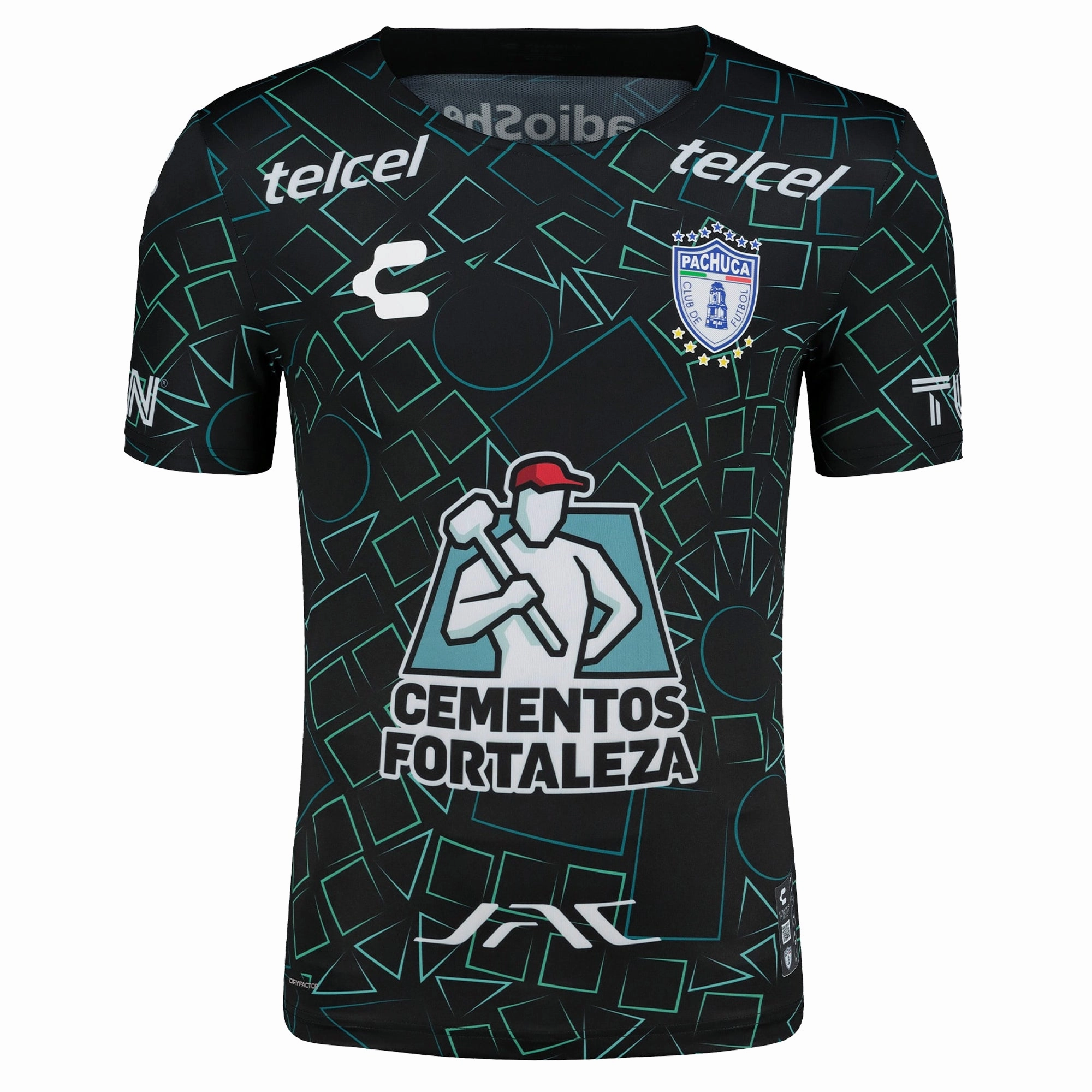 Stretch performance Charly Pachuca Away Goalkeeper Jersey 24/25 (Black)