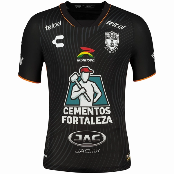 Quick Drying Active Design Charly Pachuca Away Jersey 23/24 (Black)