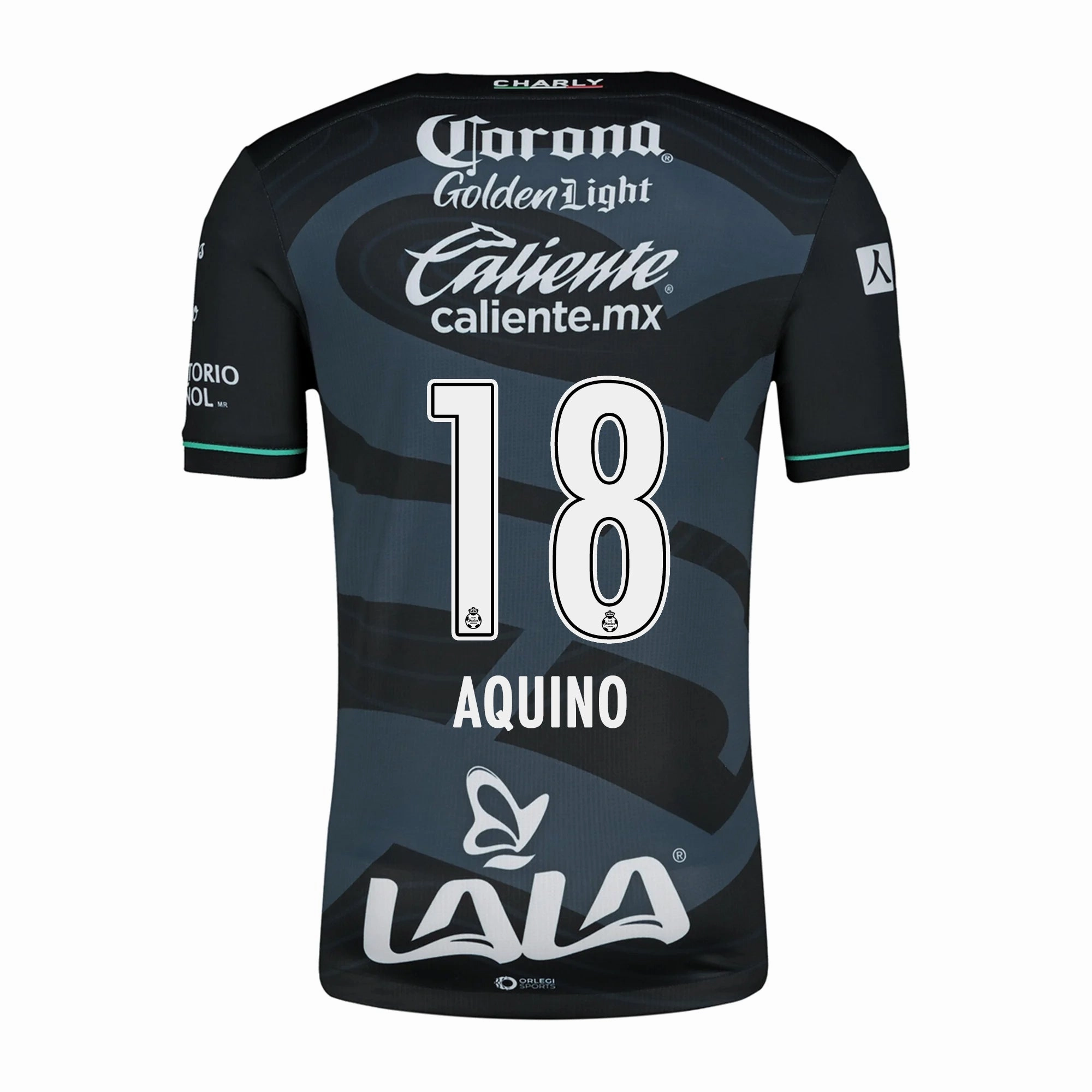 Hygroscopic Fiber Blend Charly Pedro Aquino Santos Third Jersey 24/25 (Black/Grey)