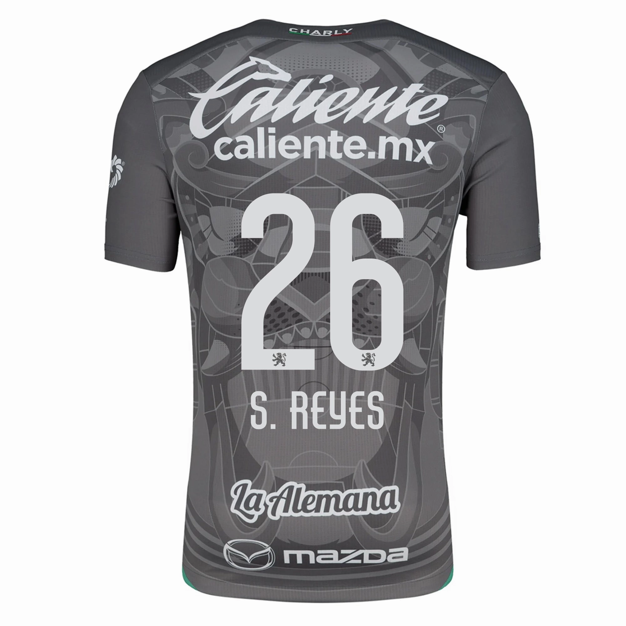 Ribbed Hem Detail Charly Salvador Reyes Third Jersey 24/25 (Grey/Green)